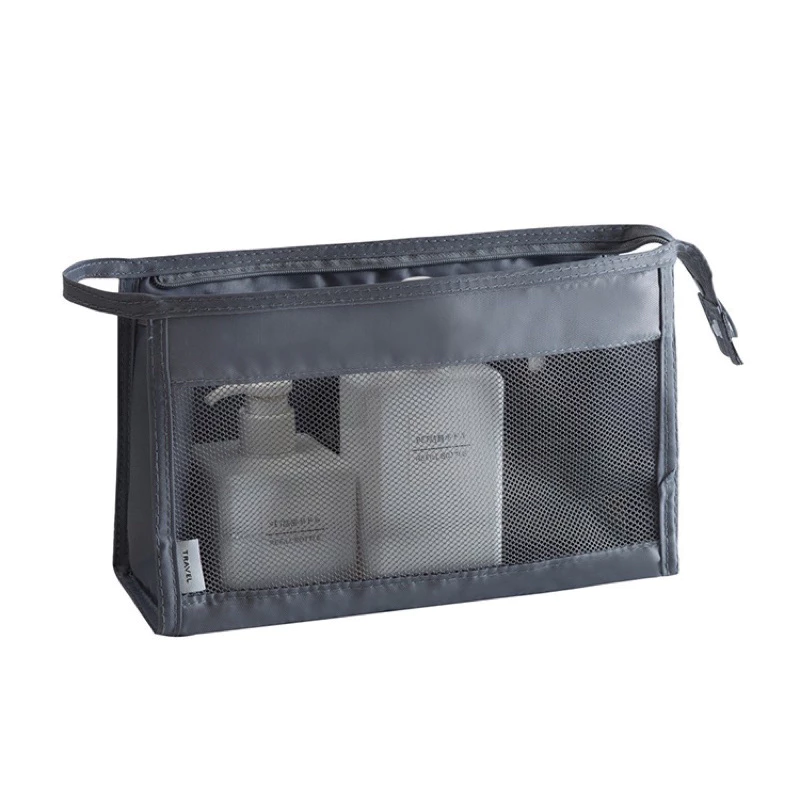 ShopAt.Two[BG6734] กระเป๋าตาข่าย เก็บเครื่องสำอาง จัดระเบียบของใช้ พร้อมส่ง