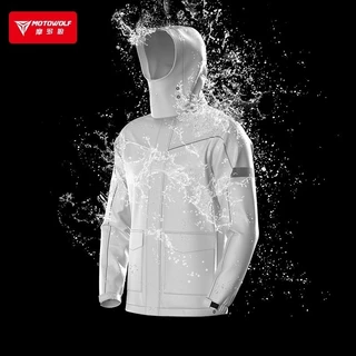 MOTOWOLF MDL 0403 Raincoat เสื้อกันฝนขี่มอเตอร์ไซด์ ชุดกันฝน เสื้อกันฝนพร้อมกางเกง