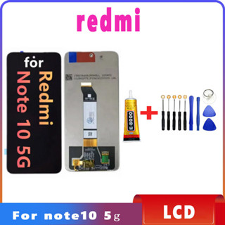 หน้าจอพร้อมทัชสกรีน Redmi Note10(5G) LCD M2103K19G  หน้าจอเรดมีโน๊ต10 5Gแถมกาวติดจอ+ไขควง