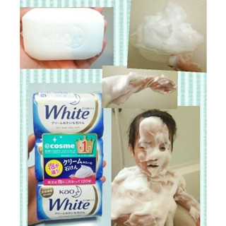 💙💗💛New Okinawa Limited~ Kao White Soap  สบู่วิปโฟมตัวขาวฟองนุ่มนุ๊มของแท้จากญี่ปุ่น