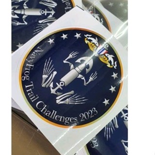 สติ๊กเกอร์ NavyFroG Trail Challenges 2023 (NFG) ขนาด 8.5 ซม.