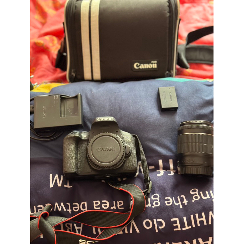 กล้อง Canon 750D + เลนส์ 18-55stm  มือสอง