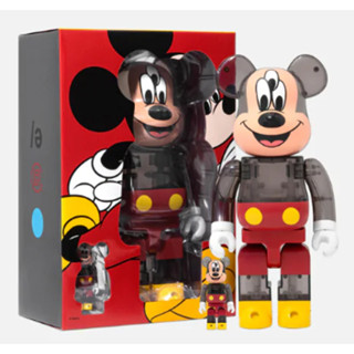 (ของแท้) Bearbrick Mickey Mouse 3 eyed 400%+100% X CLOT X 3125C X Disney แบร์บริค Be@rbrick by Medicom Toy ของใหม่ มือ 1