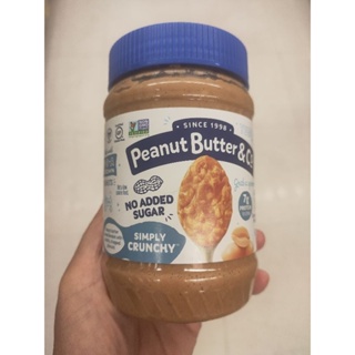 Peanut Butter Crunchy No Sugar เนยถั่วไม่มีน้ำตาล 454กรัม