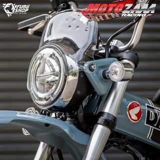 ชิวหน้า MOTOZAAA Windshield V.1 Clear Color (No Screen) : for Honda DAX 125