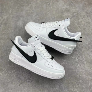 NIKE Air Force1AMBUSH รองเท้ากีฬาผู้ชายและผู้หญิงกันลื่นกันลื่น