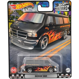 HOTWHEELS PREMIUM Boulevard - Dodge Van Hot Wheels ฮอตวิล รถเหล็ก รถของเล่น