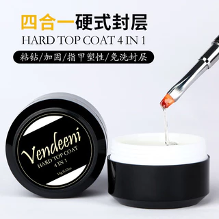 VENDEENI hard top coat 4 in 1 กระปุกดำ 15g.