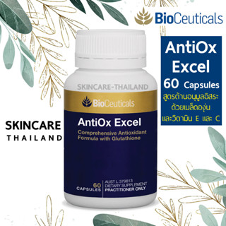 BioCeuticals AntiOx Excel 60 Capsules บำรุงผิว สูตรต้านอนุมูลอิสระ ด้วยเมล็ดองุ่นและวิตามิน E และ C Bio ceutical