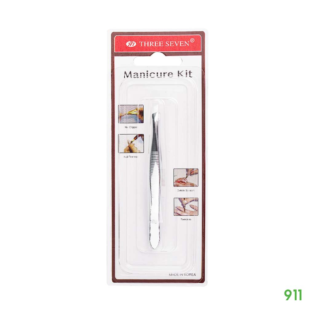 777 แหนบ แหนบถอนขน ยี่ห้อ Three Seven [1 ชิ้น] ทำจากสแตนเลสอย่างดี ใช้ดึงขนคิ้ว ขนรักแร้ Manicure Ki