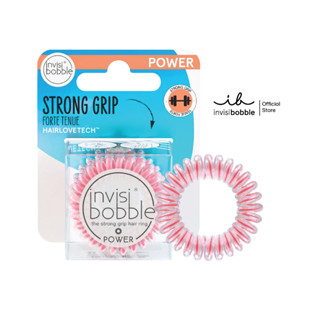 invisibobble  ยางรัดผม  รุ่น Power Magic Pink ( 1 กล่อง บรรจุ 3 เส้น)