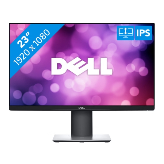 จอ MONITOR DELL P2319H LED (IPS) FULL HD 23 นิ้ว ขอบจอบาง (หมุนได้) ปรับขึ้น-ลงได้ มี Port USB สภาพส