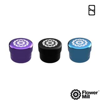 Flower Mill : Mini Edition ไกรน์เดอร์สมุนไพร Premium Grinder - Black, Blue &amp; Purple อุปกรณ์บดสมุนไพร