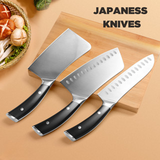 Japaness knives Santoku,Chopper,Slicing knife Premium grade มีดญี่ปุ่น มีดซันโตกุ มีดสับกระดูก มีดหั่น เกรดพรีเมี่ยม