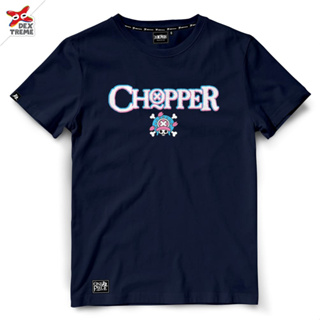 Dextreme เสื้อยืดวันพีซ (DOP-1722) One Piece  ลาย ช็อปเปอร์ Chopper มี สีกรม และ สีดำ