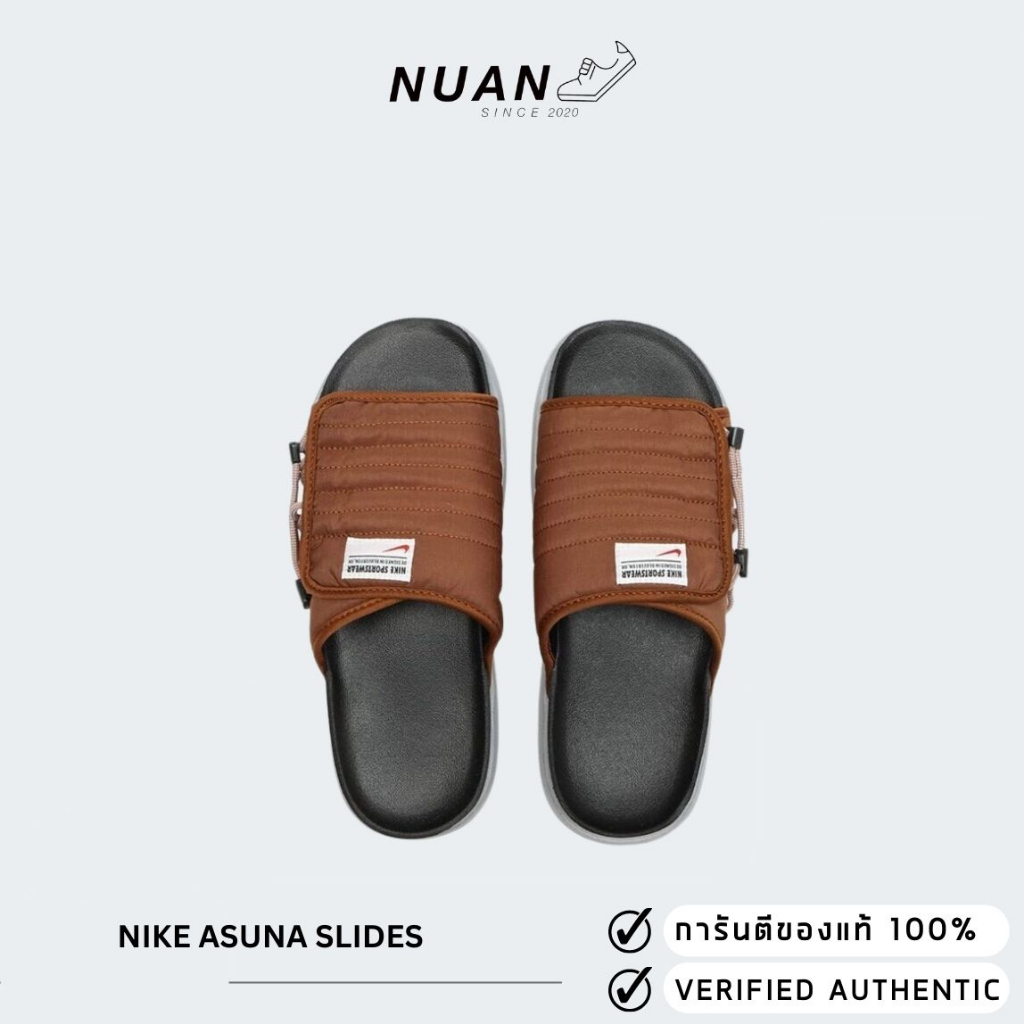 ลดเพิ่ม 15% ทักแชทรับโค้ด Nike รองเท้าแตะ รุ่น Asuna Slides DC1457-200 ของแท้ ป้ายไทย รองเท้าแตะ