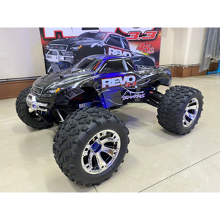 รถบังคับวิทยุน้ำมัน ยี่ห้อTRAXXAS Revo 3.3 TSM 1/10 Scale 4WD Monster Truck