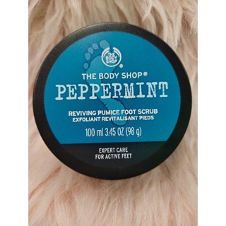 THE BODY SHOP PEPPER MINT REVIVING PUMICE FOOT SCRUB 100ML