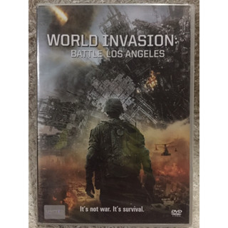 DVD World Invasion: Battle Los angeles ดีวีดี วันยึดโลก (แนวแอคชั่นไซไฟสงครามมันส์ๆ) (มีพากย์ไทย+อังกฤษ+ซับทย)