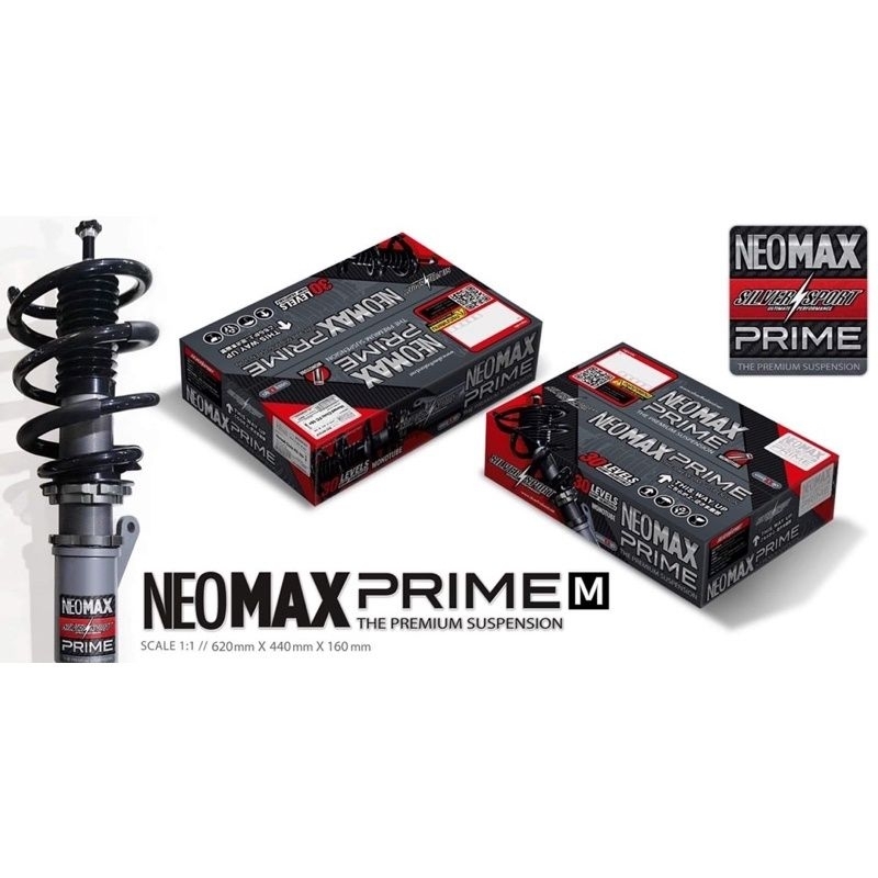 โช๊คอัพ สตรัท ปรับเกลียว Silver รุ่น Neomax Prime ใส่รถ civic fd - รูปที่ 2