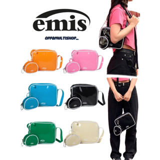 ✨🇰🇷Emis new in ✨🇰🇷ENAMEL SHOULDER BAG WITH COIN PURSE SET✨🌈🇰🇷