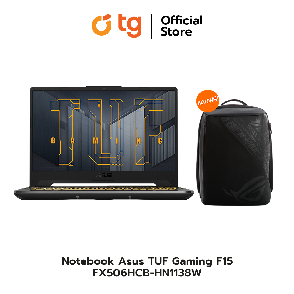 ASUS NOTEBOOK TUF GAMING F15 FX506HCB-HN1138W+BAG : ECLIPSE GRAY