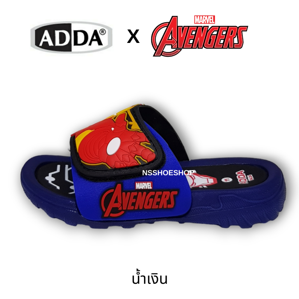 [ส่งทุกวัน] ใหม่!!! Adda 34L04 ไอออนแมน Iron Man รองเท้าแตะเด็กแบบสวม อเวนเจอร์ Avengers - รูปที่ 3