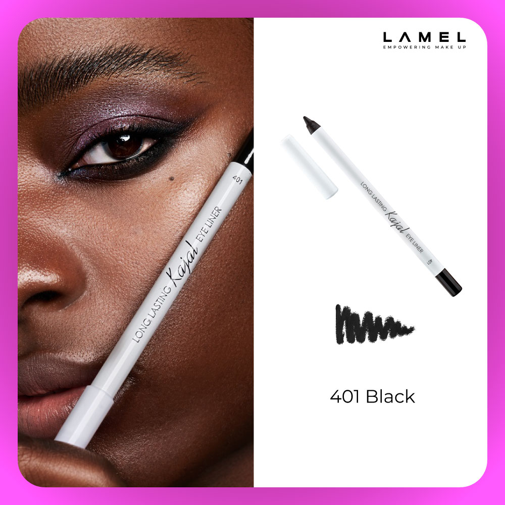 [SALE ปิดสาขาไทย] ราคาพิเศษ|ไม่มีเติมแล้ว|Lamel Long Lasting Kajal Eye Liner ลาเมล ลอง ลาสติ้ง คาจาล อาย ไลน์เนอร์