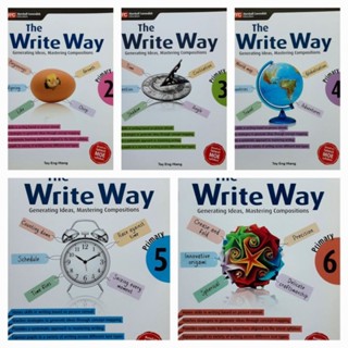 The Write Way for Primary 1-6# แบบฝึกหัดเสริมทักษะการเขียนภาษาอังกฤษ ชั้นป.1-6 พร้อมเฉลยท้ายเล่ม#