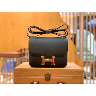 Hermes Constance epsom(Ori) 📌 Half handmade งานเย็บมือ🪡🪡 📌size 24 cm.กล่องชุดเล็ก 📌สินค้าจริงตามรูป  หนังแท้