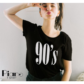 🔥🔥[พร้อมส่ง]มาใหม่เสื้อยืดลาย 90s เสื้อยืดสไตล์น่ารัก(ใส่ได้ทั้งหญิงและชาย)