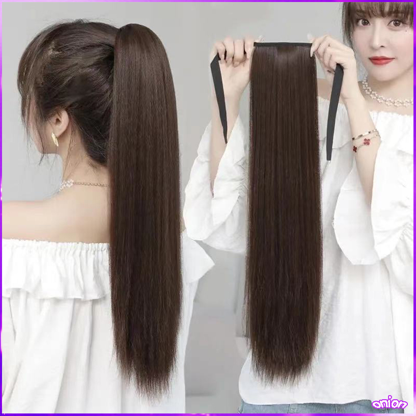 🔥หางม้าตรงสวย ชิ้นหนา (คุณภาพดี) พร้อมส่ง วิกผมหางม้า ไหมทนความร้อน วิกแฮร์พีซ เกรดพรีเมี่ยม