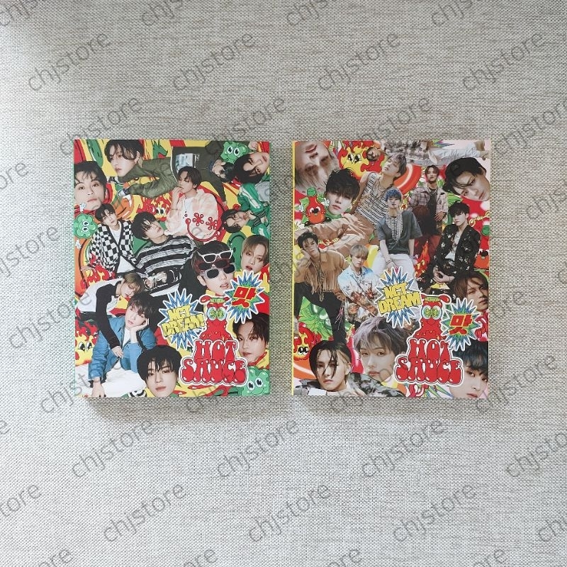 NCT DREAM : HOT SAUCE ALBUM HAECHAN BORING VER. CHILLIN VER. อัลบั้ม การ์ดแฮชาน