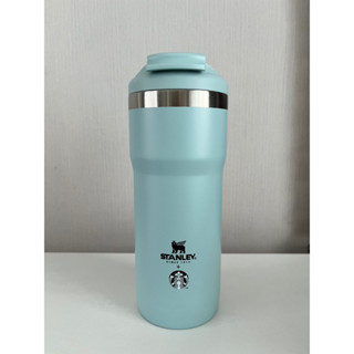 Starbucks Stanley Thailand ASH Blue Groundhog With Lock 16oz