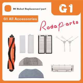 สำหรับ Xiaomi Mijia G1เครื่องดูดฝุ่นไส้กรอง HEPA ล้างได้ Mop ผ้า Rags หลักแปรงลูกกลิ้งด้านข้างชุดที่กรองอากาศพร้อมแปรงเป
