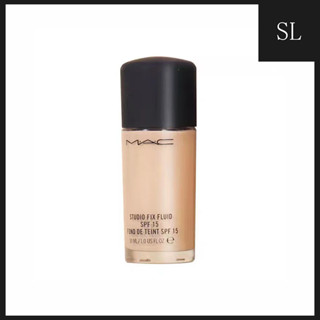 MAC Studio Fix Fluid Foundation 30ml MAC Liquid Foundation คอนซีลเลอร์และควบคุมความมัน N12 NC15 N18 NC20 【ของแท้ 100%】