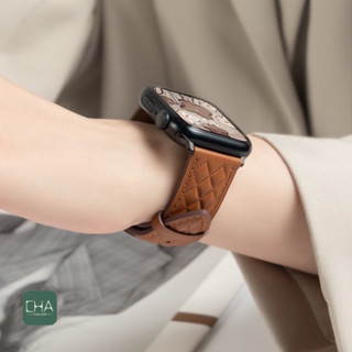 หนังปลั้ม สายiWatch สายนาฬิกา watch ultra 8 7 6  5 4 3 สายนาฬิกา smart watch ปรับง่าย สาย41/44/45/49mm สาย smart watch