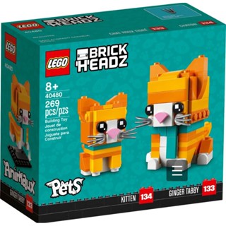 Lego 40480 BrickHeadz Ginger Tabby ของใหม่ พร้อมส่ง