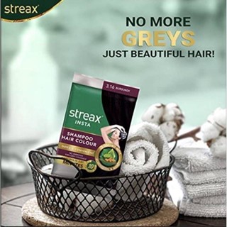 Streax Insta Shampoo แชมพูปิดผมหงอกใน 5 นาที