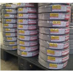 สายไฟอ่อน DC ยี่ห้อ Laser ทองแดงแท้ ยาว 100 ม./ขด ผลิตในไทย มีหลายขนาด สายลำโพง VFF DCF 2x0.5 / 2x1 / 2x1.5 / 2x2.5