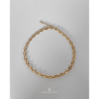 Bright and Shine - OVAL CHAIN NECKLACE (42 cm.)