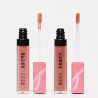 JUL02 ส่งฟรี Bobbi Brown Proud To Be Pink Crushed Oil-Infused Gloss Duo สี Free Spirit / Bellini  เซ็ตลิปออยล์เนื้อละมุน