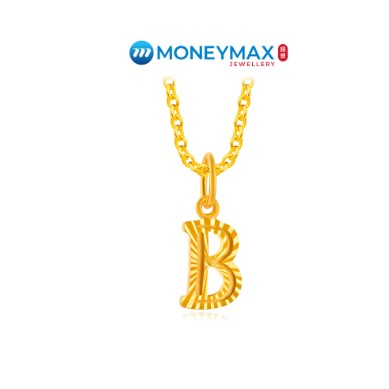 916 Gold 22K Alphabet Initial Pendant | MoneyMax Jewellery | NP2135
