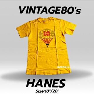 เสื้อวินเทจHanes Kodak Ballon1980s เสื้อวินเทจแท้100% #A1