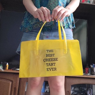 BAKE Cheese tart Songkran bag กระเป๋ากันน้ำ กระเป๋าใส่ของ ถุงใส่ของ ซองกันน้ำ ถุงกันน้ำ