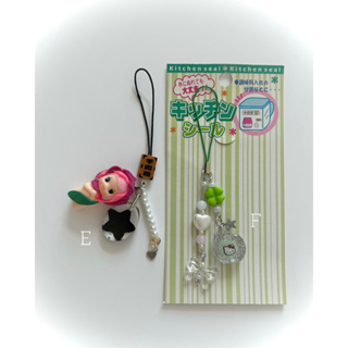 E ; Kewpie ミ★ Sanrio San-X x Kawaii Characters Phone Strap, handmade with love &lt;3 สายห้อยมือถือ ʕ·ᴥ·　ʔ