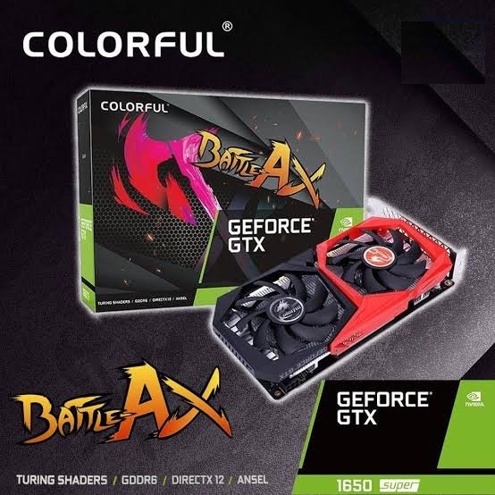 การ์ดจอ Colorful nvidia Geforce GTX1650Super NB 4GB ของใหม่ ไม่แกะซีล