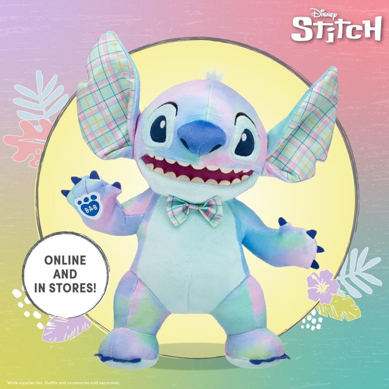 𝟮𝗻𝗱.(มือสอง) ตุ๊กตาบิ้วอะแบร์ Stitch สติช อีสเตอร์ 2020 สีพลาสเทล สวยมาก💖รุ่นใหม่💖 🇺🇸สินค้ามือสองสภาพดีนำเข้าอเมริกาแท้💯