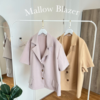 Blazer Mallow 3 เบลเซอร์สาวอวบ เบลเซอร์แขนสั้น เบลเซอร์