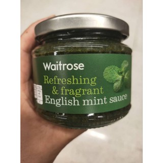 Waitrose English Mint Sauce ซอส มิ้นท์ สำหรับ สเต็ก 195 กรัม ราคาพิเศษ